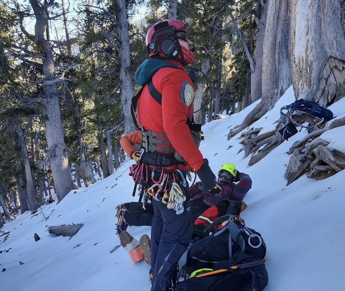Rescue conducted on the South Loop Trial.